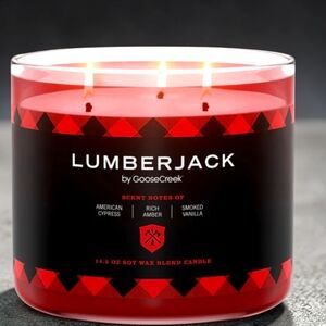 Goose Creek Lumberjack Three-Wick Candle
